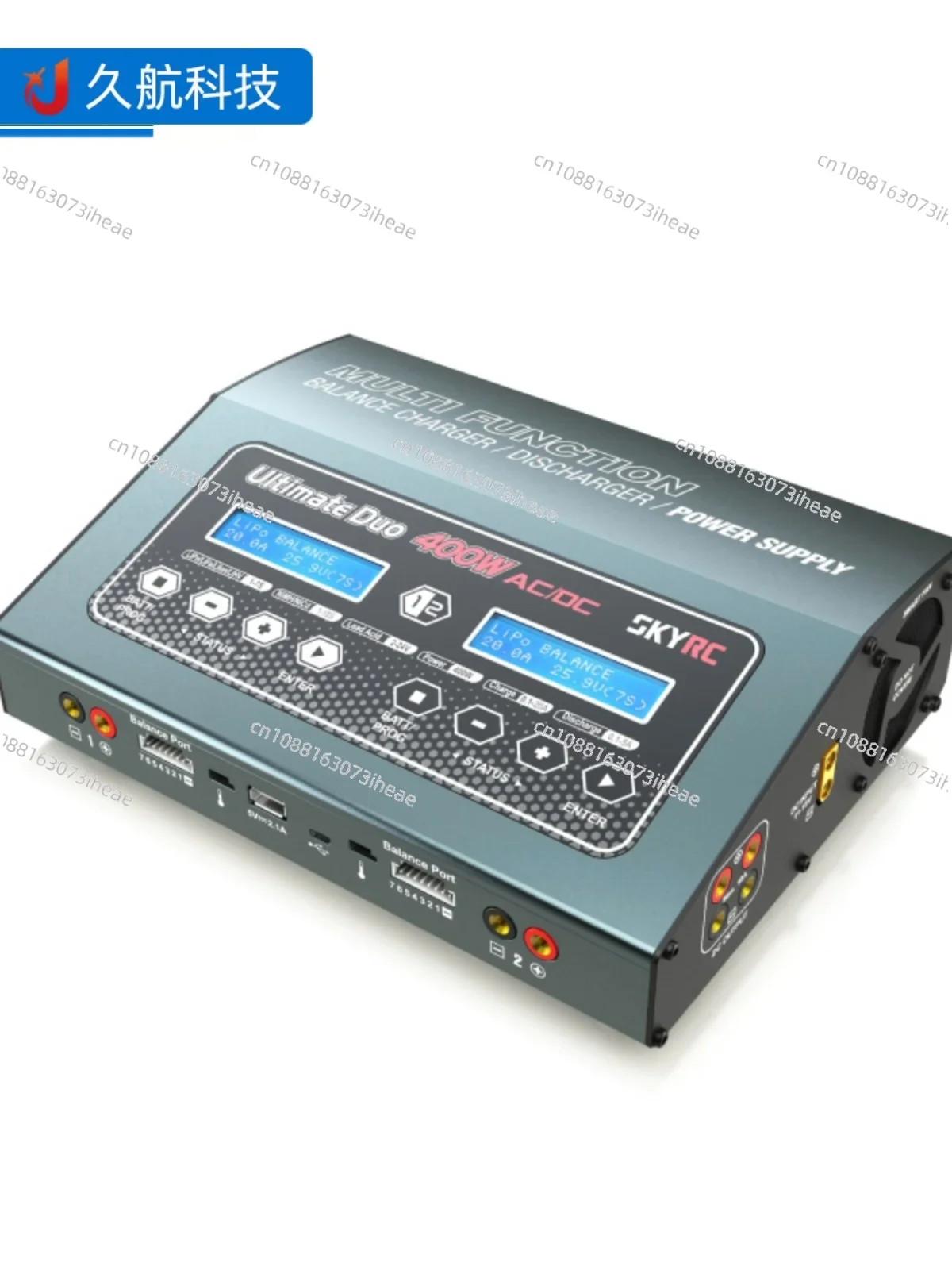 D400 model aircraft balance charger 7S 20A 400W lithium battery charger and discharger, built-in power supply