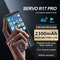 2025 NEW SERVO R17 PRO Thin Button Android Smartphone 4G LTE 2SIM Standby 4GB+64GB Play Store WiFi 3.54\