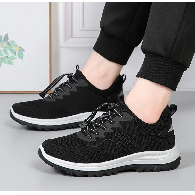 

Middle Aged and Elderly Father's Shoes, Breathable Casual Shoes, Single Footed Elderly Shoes, Non Slip Couple's Men's Shoes