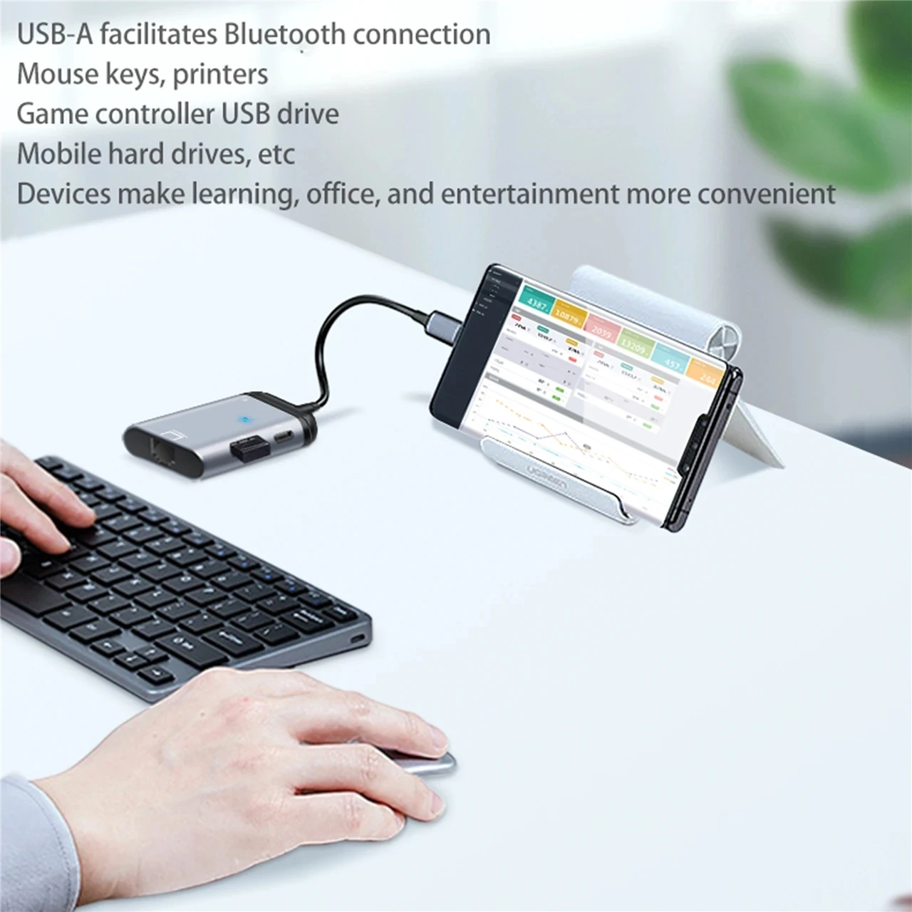 high quality USB C To 4K Type C HD-Compatible Cable Type C To Mini DP VAG RJ45 Adapter PD Fast Charging Cable For MacBook Pro