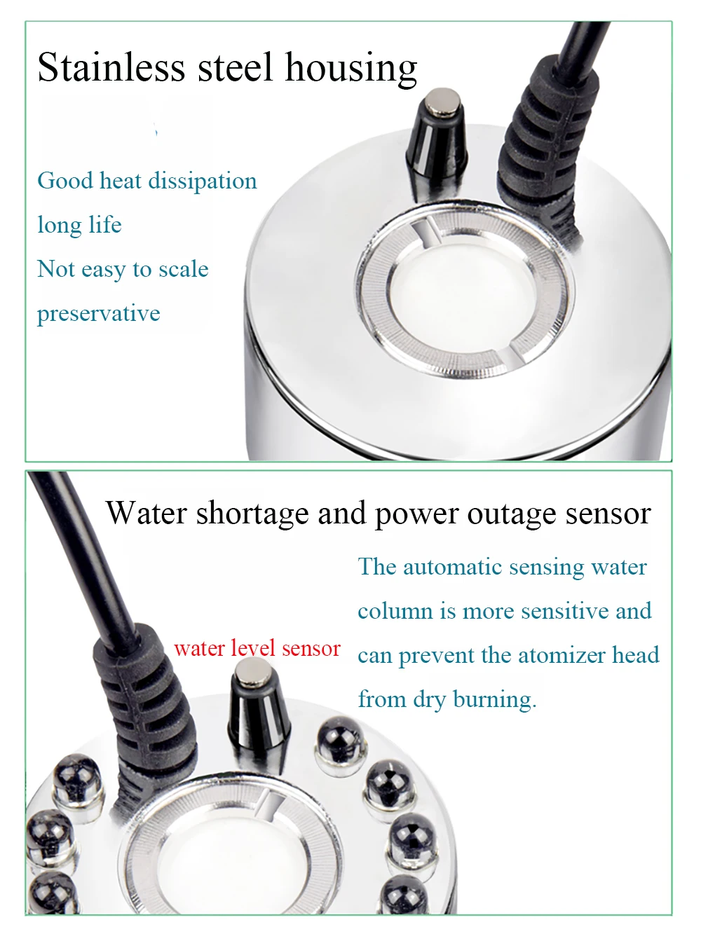 Portable Electric Ultrasonic Fog Maker Automatic Mist Generator Small Water Fountain Pond Landscape Fog Spraying Machine
