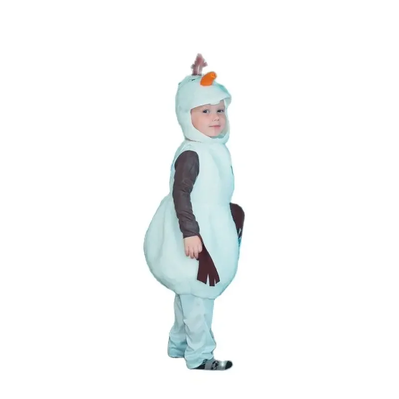 Boy Halloween Costumes Child Comfy Deluxe Plush Adorable Olaf Cosplay Toddler Favorite Cartoon Movie Snowman Party Dress-up