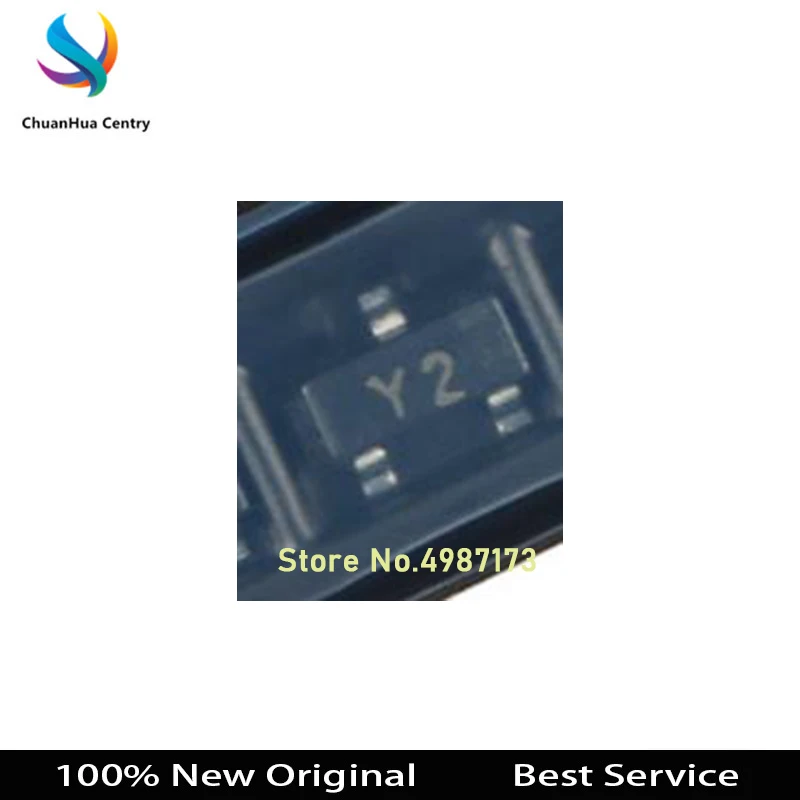 100 sztuk/partia SS8550 Y2 SOT23 100% nowy oryginalny w magazynie
