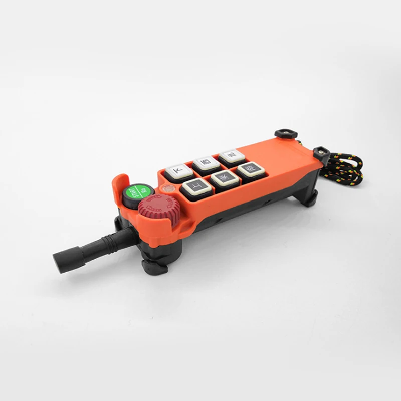 Factory Direct Supply 12V 220V Transmitters Receiver Industrial Wireless Radio Double Speed 6 Buttons Crane Hoist Remote Control