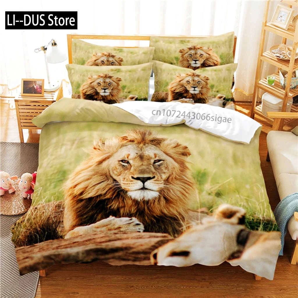 

Deep Lion Bedding Set Duvet Cover Set 3d Bedding Digital Printing Queen Size Bedding Set Fashion Design