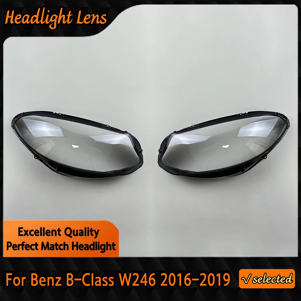 

Headlight Lens Shell For Benz B-Class W246 B180 B200 2016 2017 2018 2019 Transparent Headlamp Cover Replace Original Lampshade