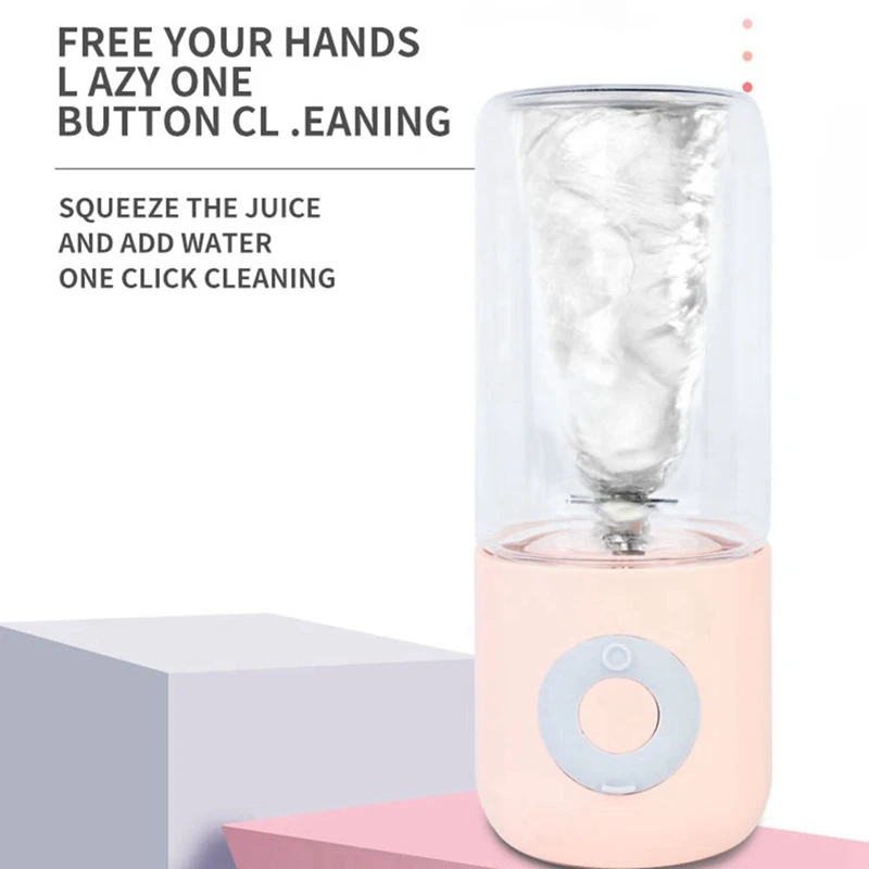 BFYL เครื่องปั่นแบบพกพาไฟฟ้า USB Mixer เครื่องคั้นน้ําผลไม้มินิอาหาร Smoothie มือถือส่วนบุคคลผลไม้ Squeezer เครื่องคั้นน้ําผลไม้ 500ML