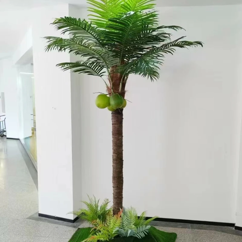 

L'm'm Coconut Palm Large Tropical Green Plant Decoration Artificial Landscape Imitation Coconut Tree Fake Coconut Tree