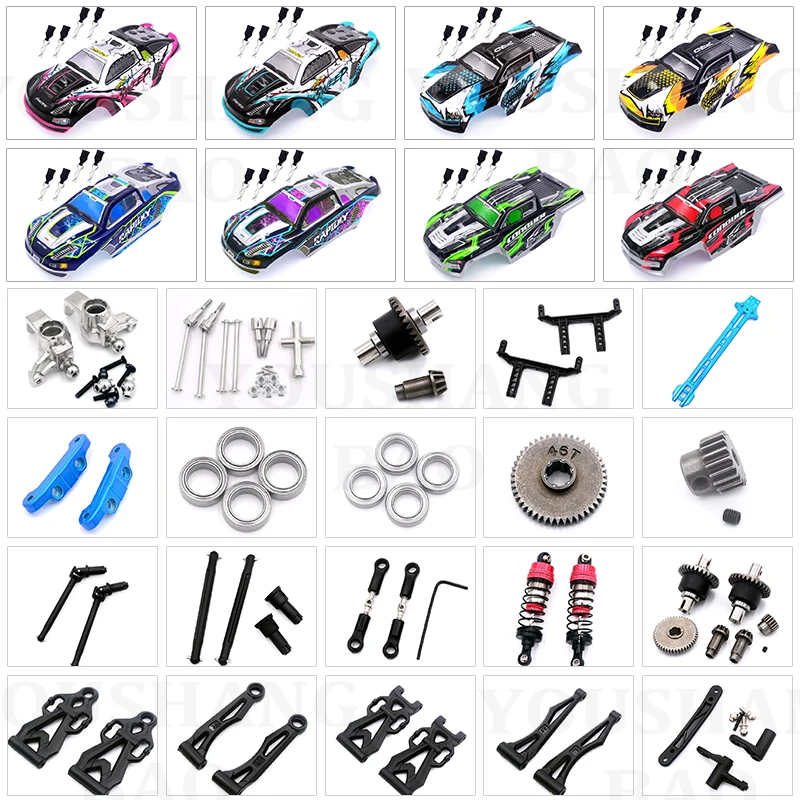 1/16 SCY16101 16102-PRO SG116 MAX PRO Remote Control Car Original Accessories:body, Swing Arm,front and Rear Transmission Shafts