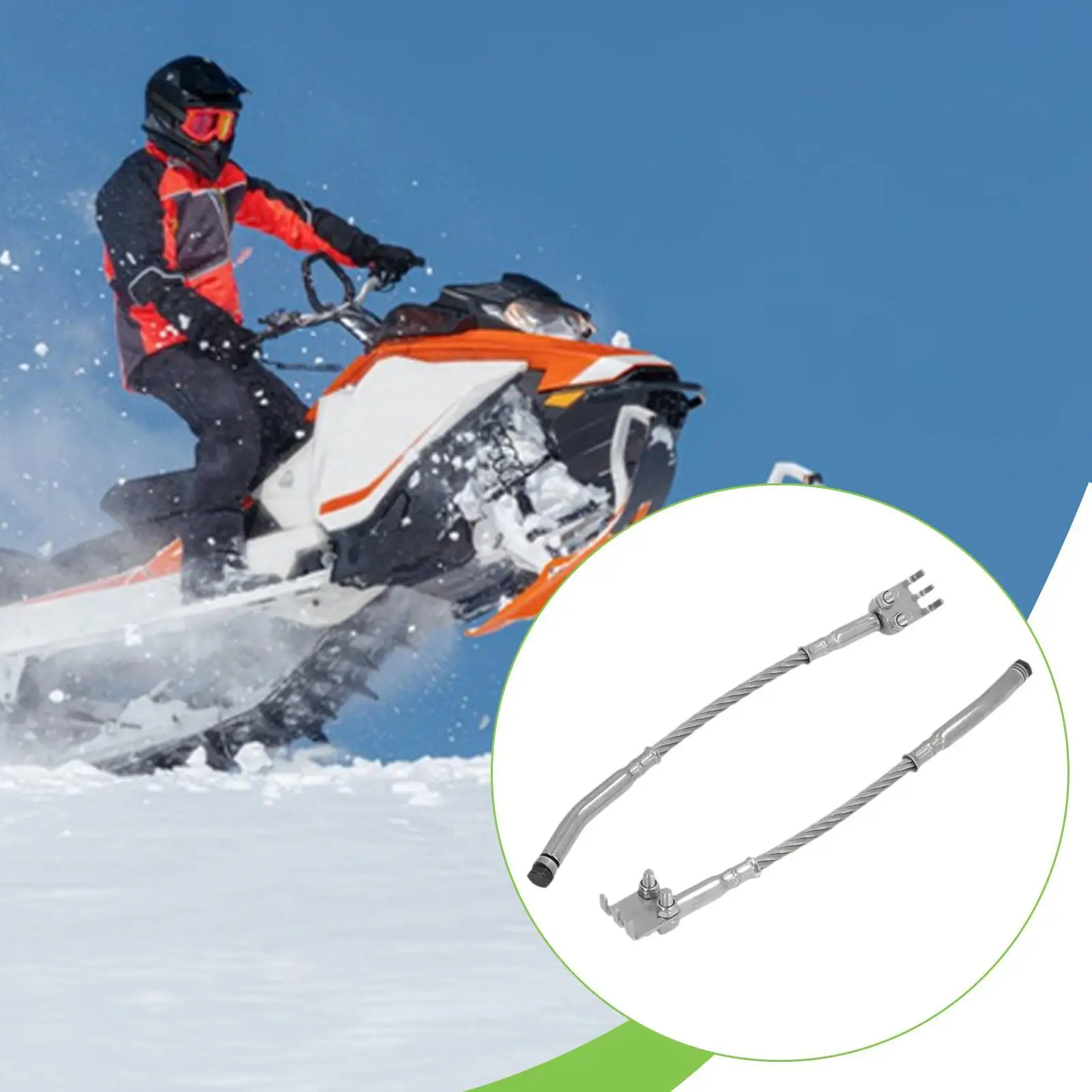 

Snowmobile Ice Scratcher Kit Accessory 1201DF High Performance Professional Spare Parts Practical Replacement with Claw