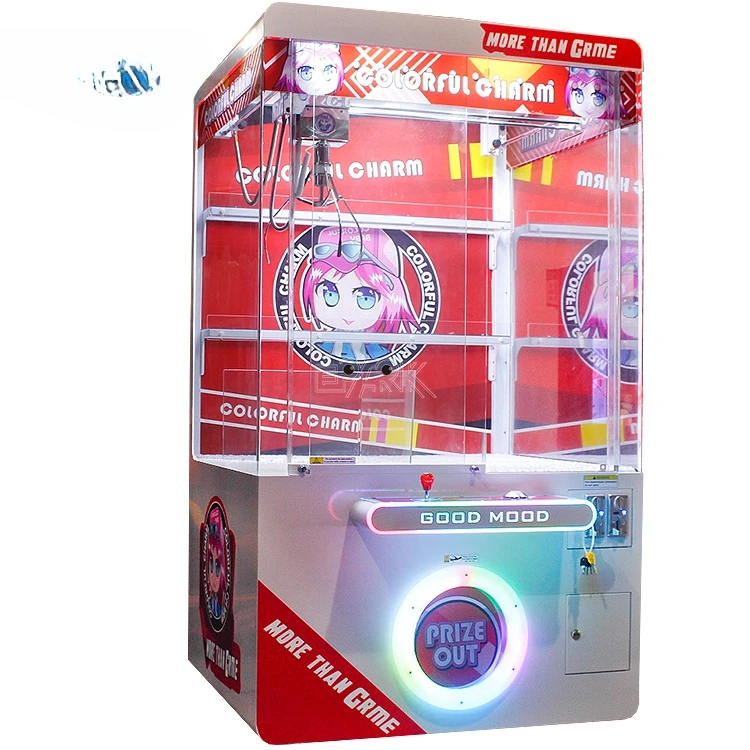 Mini Big Fun Plush Toy Crane Paw Machine Arcade Indoor Games Coin-operated Gifts Prize Vending Machine