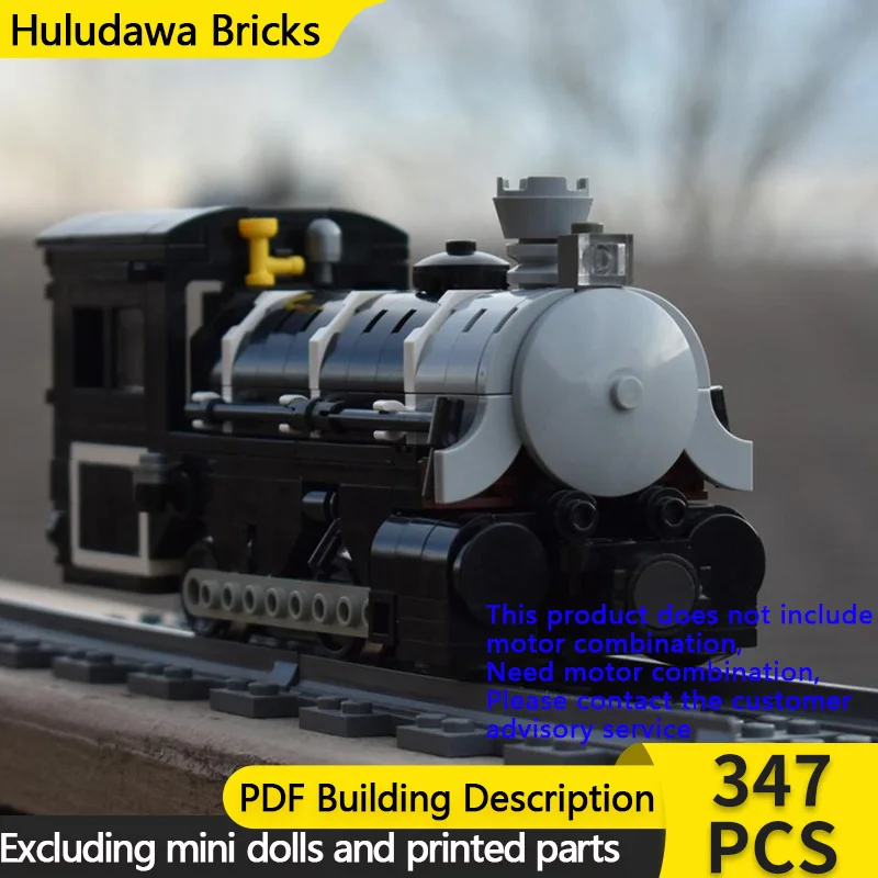 

City Car Model MOC Building Bricks Road Switcher 0-4-0 Locomotive Modular Technology Gifts Holiday Assemble Children Toys Suit