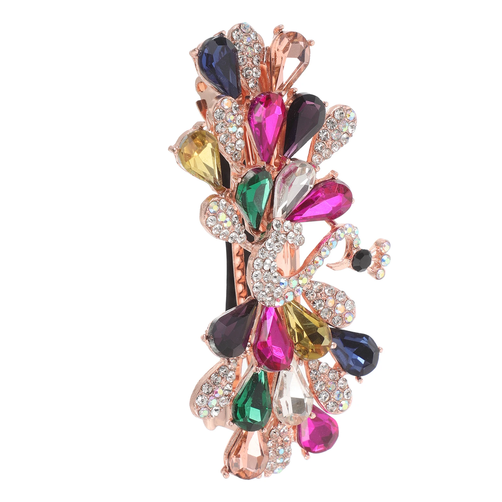 

Rhinestone Hair Clip Floral Accessories Wedding Pins Elegant Decorative Bridal The Flowers