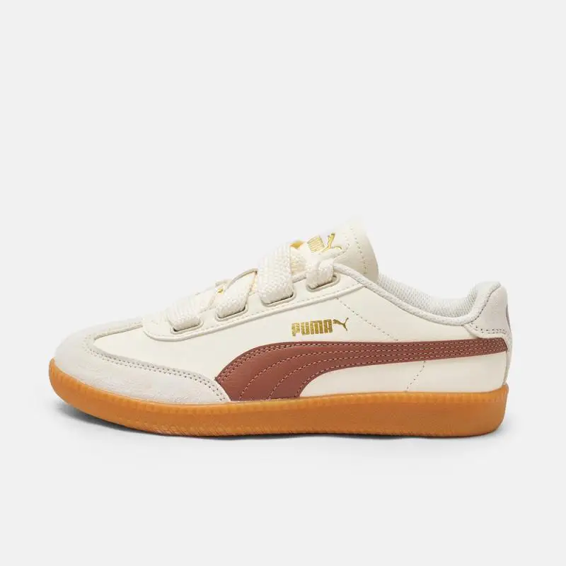

Puma women's Puma 9-T Wide Lace - off white brown gold casual shoes 40760801