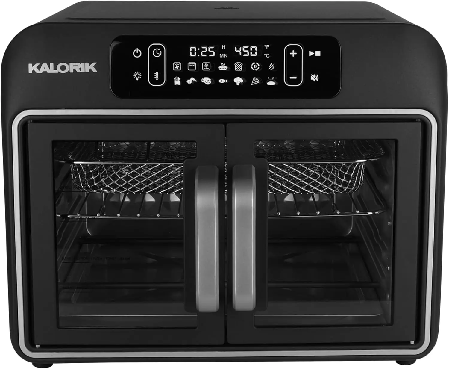 

26-Quart Air Fryer Convection Oven, Dual Speed Fan, 14 Smart Presets, 1700W, Black