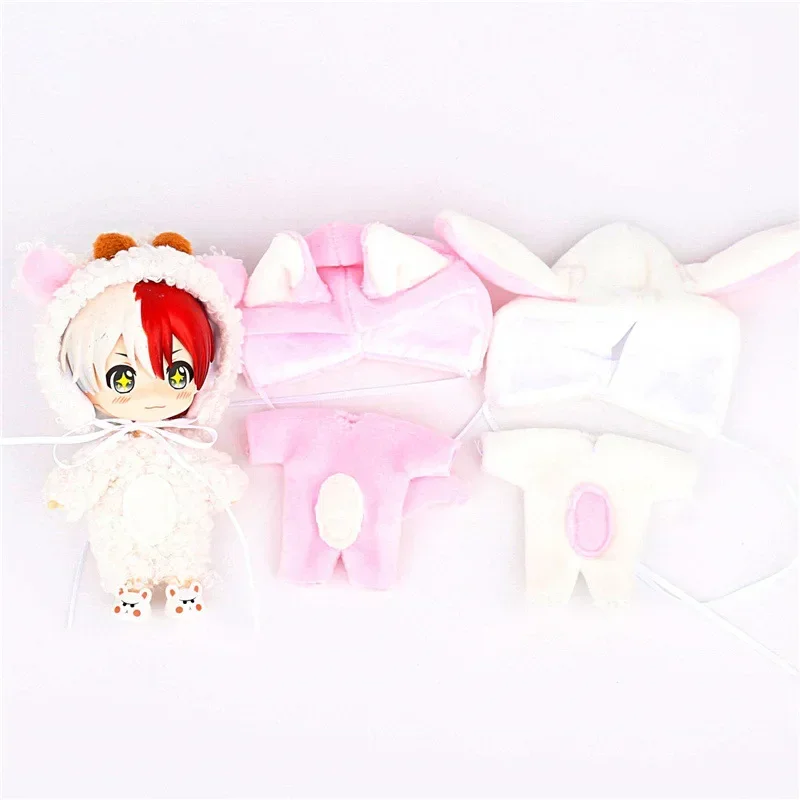 Little Fox White Fox OB11 เสื้อผ้าเด็กBJD 1/12 ตุ๊กตาเสื้อผ้าหลายสีOnesieตุ๊กตาเสื้อผ้าตุ๊กตาอุปกรณ์เสริม