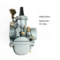 VM20 Carburetor For Mikuni Universally ATV UTV Dirt Bike Pit Bike 50cc 100cc 125cc Motorcycle Replacement Round Slide Carb 20MM