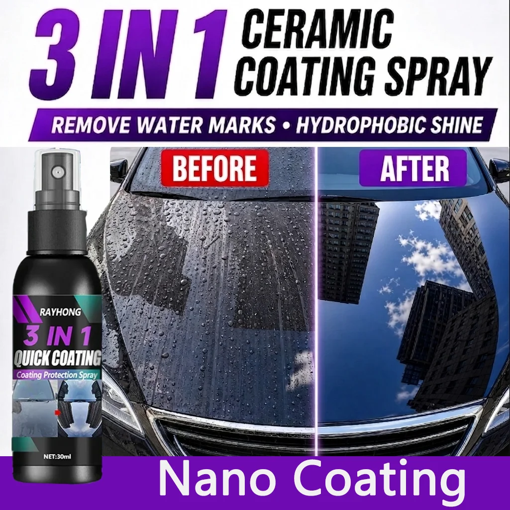 Car Ceramic Nano Coating Liquid Nano Crystal Hydrophobic Layer Coating Agent Auto Polish Liquid Nano Shine Protection Coatings