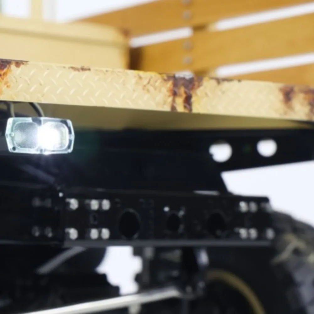 

1/10 LESU TOUCAN DIY Metal UM406 4x4 RC Off-Road Vehicles RTR Car 2 Speed Transmission ESC Remoted Trucks Light Sound Boys Toys