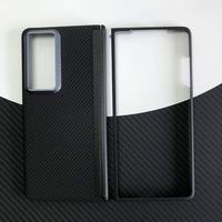 Phone black for Honor Magic V2 , MV2 Kevlar case aramid carbon fiber magnetic wireless charging