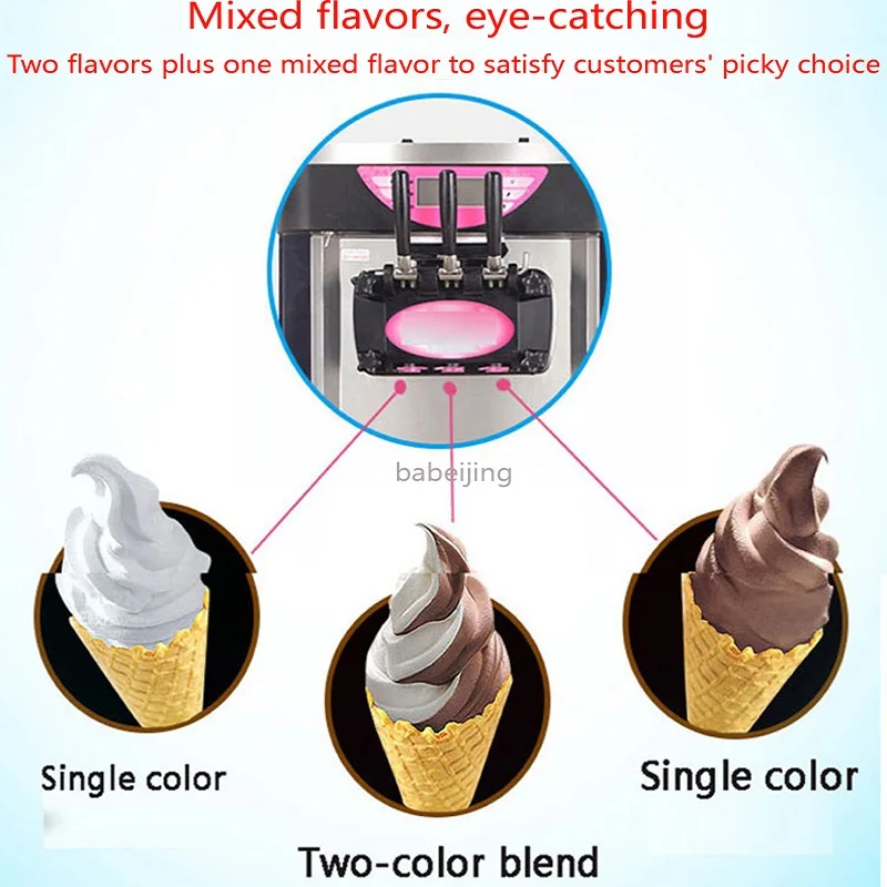 Stainless Steel Vending Ice Cream Machine Soft Serve Ice Cream Machine Commercial Soft Serve Ice Cream Machine