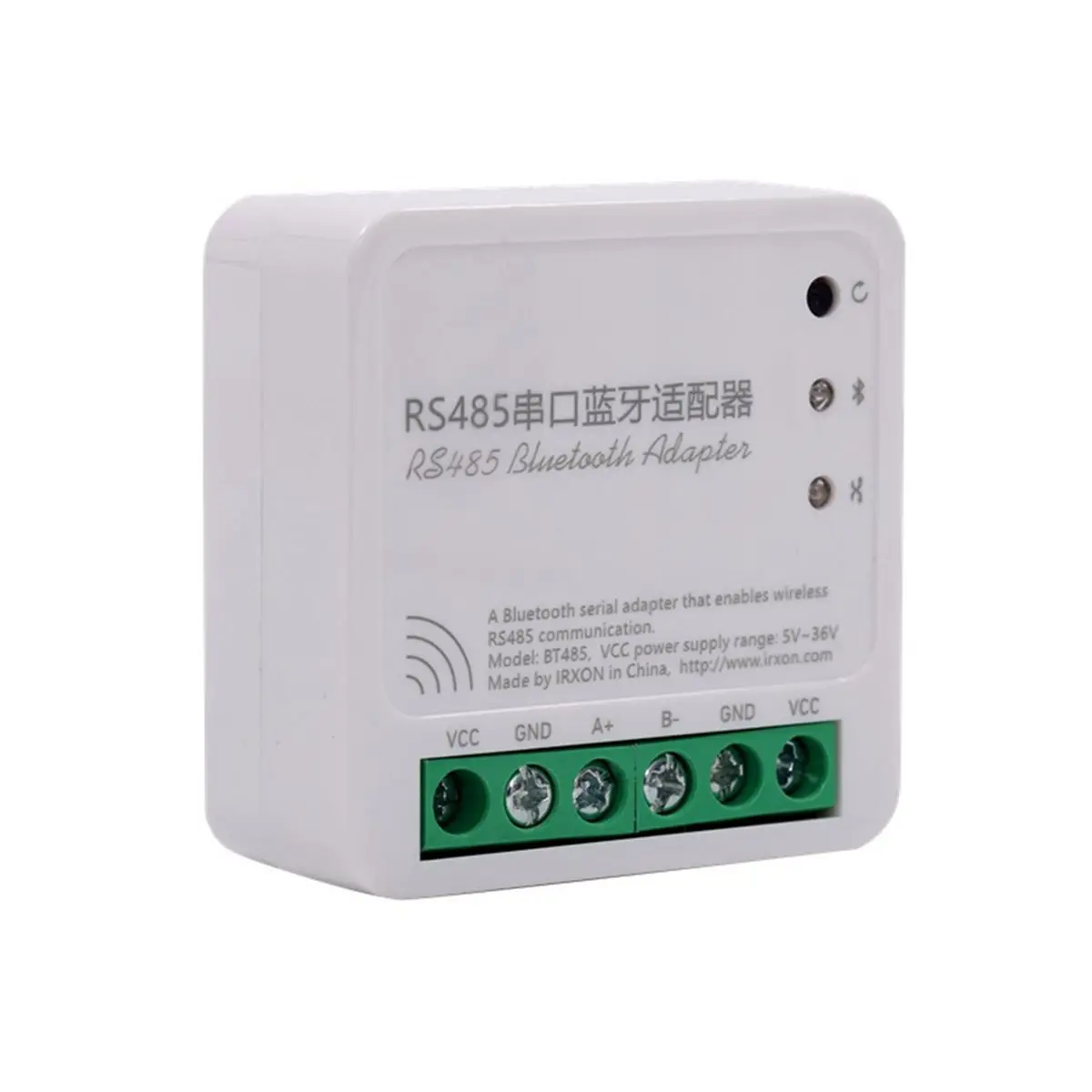 A64I BT485 Serial Bluetooth Adapter, Hundred Meter RS485 Bluetooth Networking Communication Wireless 485 Protocol Converter