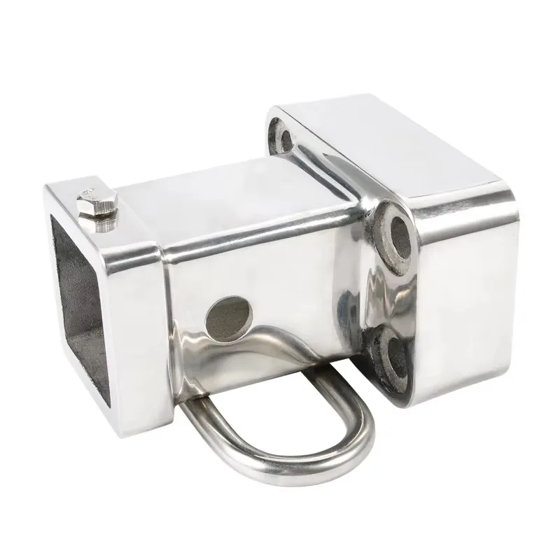 Multifunctional Forged Bow Ring Tow Shackle, Fit 2 Inch Receiver Offroad Rescue Trailer Towing Mod Parts