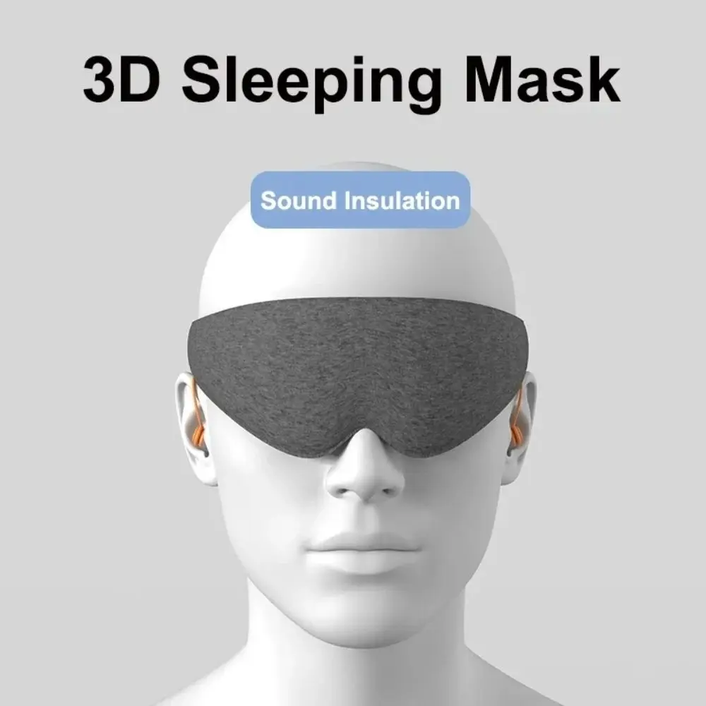 

Soft Sleep Eyemask with Earplugs Sleep Tool Noise Reduction 3D Eye Covers Adjustable Blindfold Light Blocking Sleeping Masks
