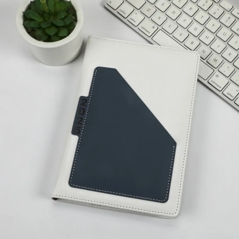 Agenda anual 2025 caderno agenda diário portátil escritório planejador de trabalho a5 para fazer lista agenda planejamento bloco de notas estudante diário