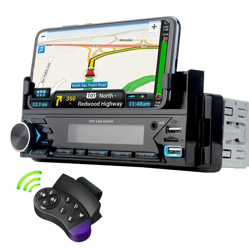 Digital FM Multimedia Player Car Radio Stereo Player with Mobile Phone Holder