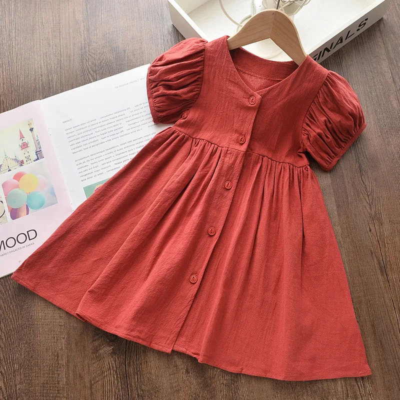 New Summer Girl Casual Dress New Fashion Princess Dresses Girls Sweet Costumes Cute Outfits Baby Girls Vestidos for Toddler Girl