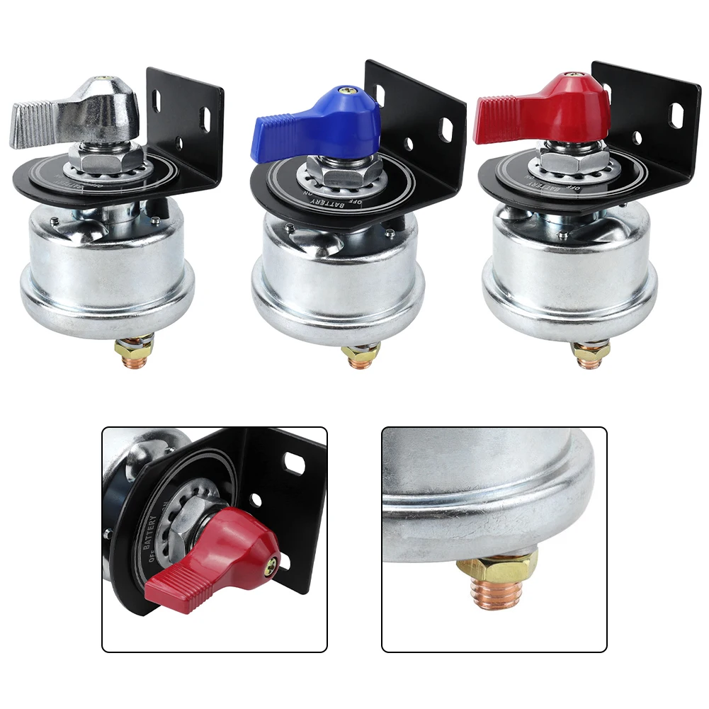 مفتاح فصل البطارية عالي التيار 12-48 فولت 200A مفتاح فصل البطارية مع قوس للسيارات RVs وملحقات المعسكر