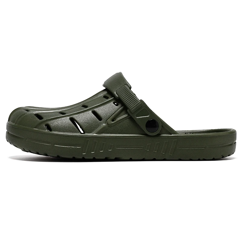 Rubber Sandals Men Clogs Beach Garden Shoes For Wide Foot Zuecos Hombre Cholas Plus Big Size 50 51 52 53 54 55 56 57 58