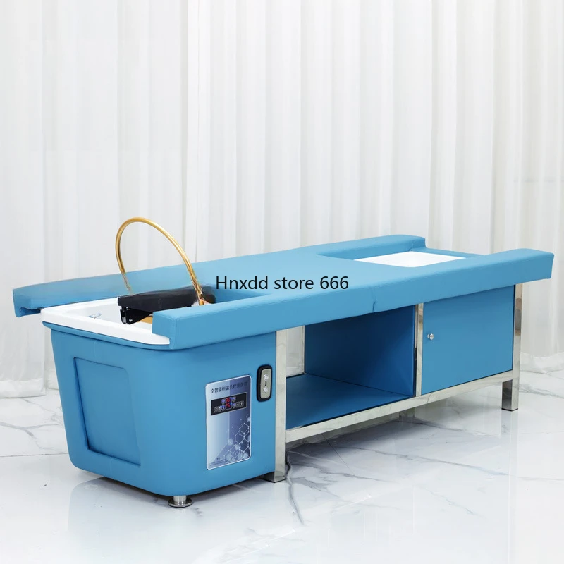 Japanese Head Spa Bed Massage Tray Water Therapy Aesthetics Reclining Salon Chair Hair Washing Salon Equipment Cadeiras