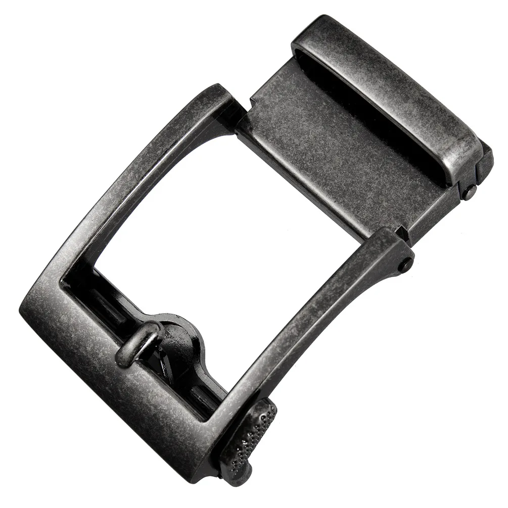 Sabuk Pria Kulit Asli Model Otomatis dengan Gesper 3.5cm, Sabuk Pria Autentik, Sabuk Trendi, Ceinture Desainer Fashion