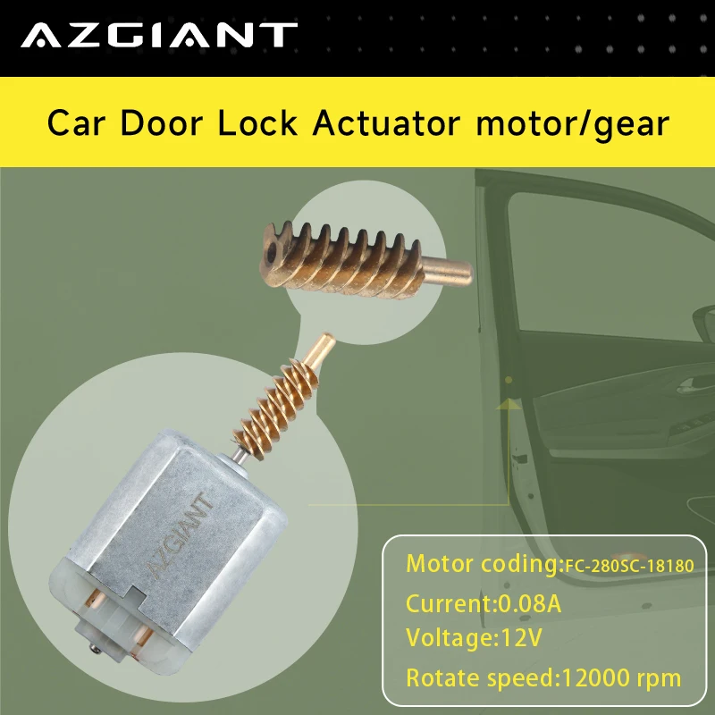 Car Power Door Locks actuator motor FC-280SC Worm 3T Repair Tool For Nissan NV200 1.5 DCi MK1 Sylphy mk2 vehicle accessories