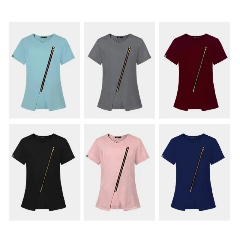 vetements-de-travail-de-couleur-unie-pour-le-lavage-a-la-main-ensemble-de-vetements-d'infirmiere-uniforme-du-personnel-de-salon-de-beaute-vetements-de-travail-chirurgicaux-pour-le-personnel-medical