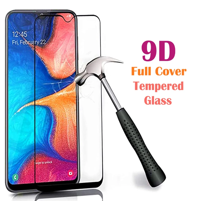 9D Full Tempered Glass On For Samsung Galaxy A50 A70 A51 A71 A32 A52 A72 Screen Protector A03 A13 A23 A33 A43 A53 A73 Glass Film