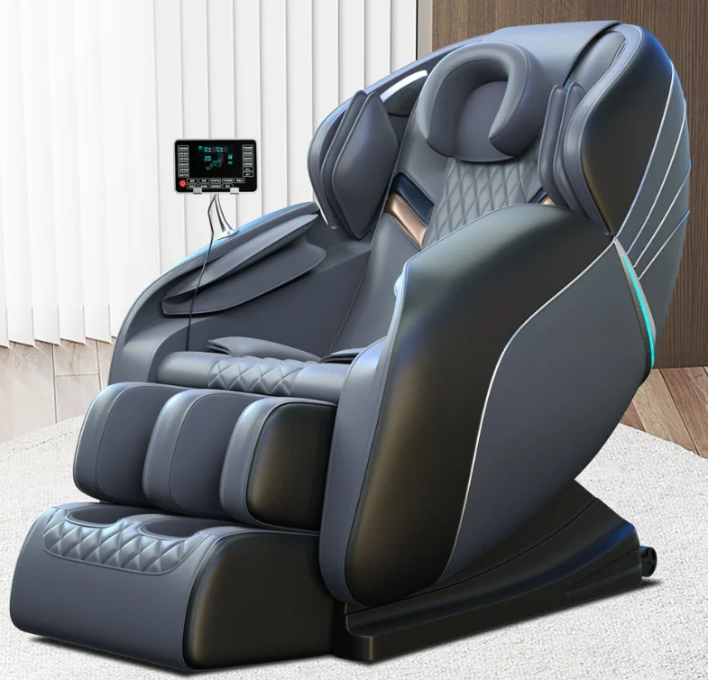Zero Gravity Electric Chair 4D Full Body Massage Shiatsu Heating Scraping Portable Foldable L Track Massage Chair