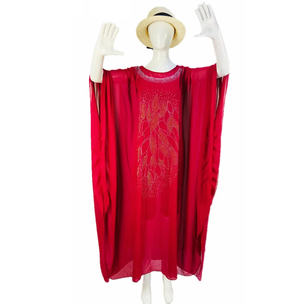 

2024 Summer Kaftan Diamonds Abaya African Dresses for Women Muslim Dress Loose Caftan Moroccan Gown Ramadan Caftan Robe Dashiki