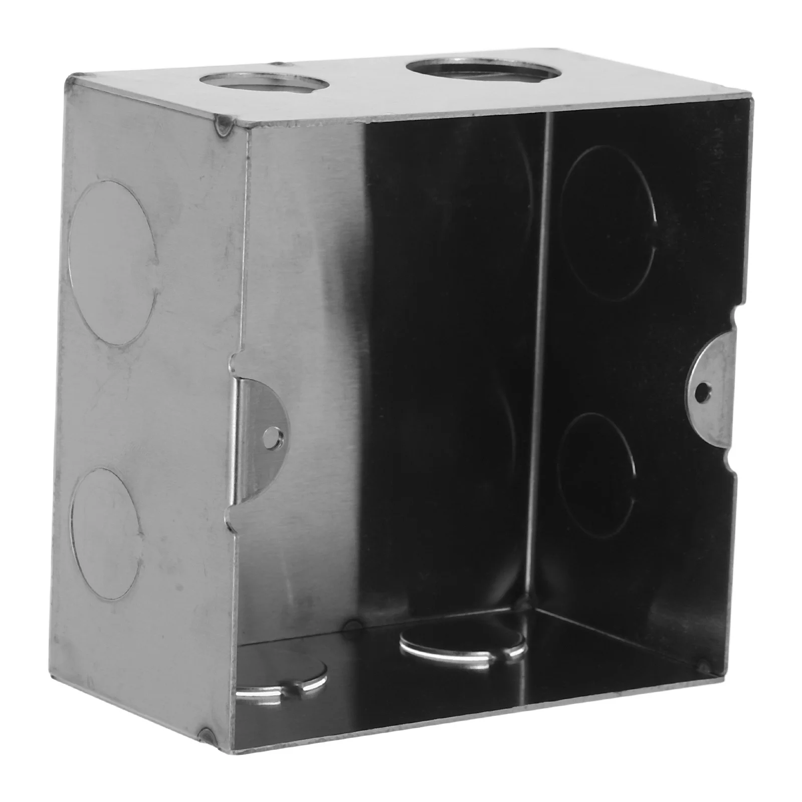 

Stainless Steel Floor Socket Wiring Box 10x10x5.5cm Flush Mount Concealed Electrical Box Hidden Wiring Utility Case for Home