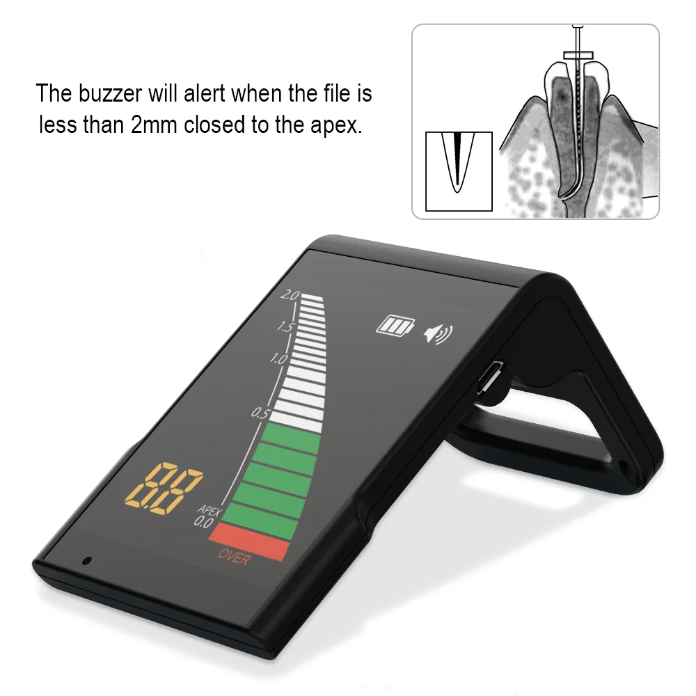 Portable Dental Endodontic Root mini Apex Locator Precision Dental Root Canal Length Measuring Device