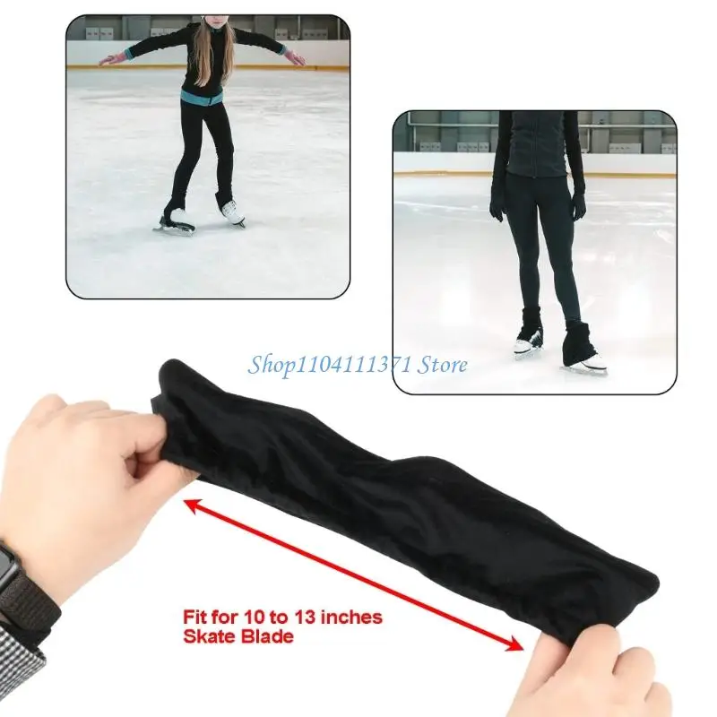 P9FC الجليد تزلج باطن غطاء حامي الهوكي الجليد تزلج باطن الحرس أغطية الأحذية الناعمة #6