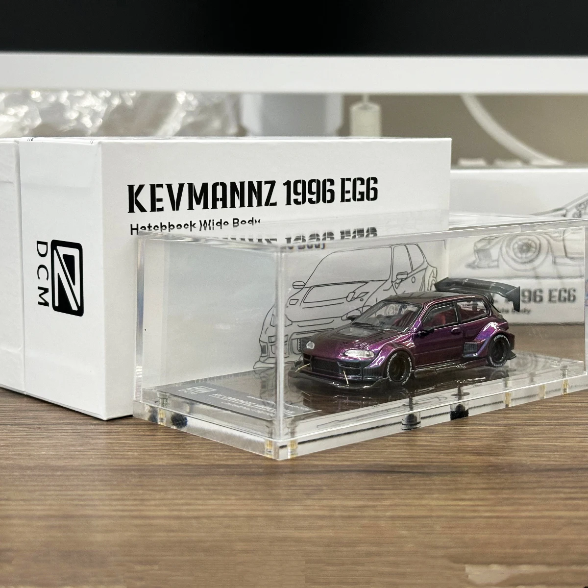 

DCM 1/64 EG6 Коллекция хамелеонов Подарочная масштабная модель автомобиля