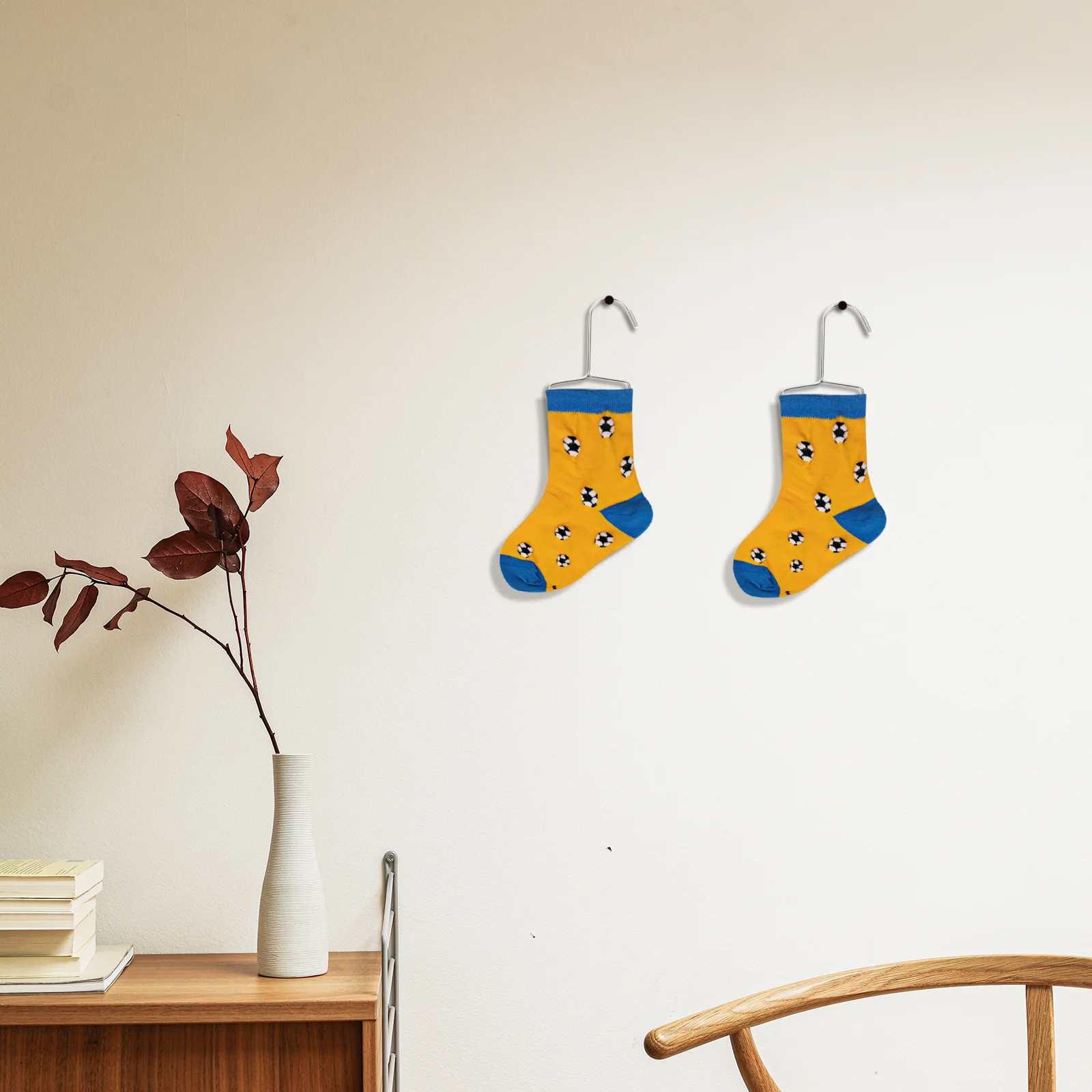 

2Pcs Stainless Steel Sock Blockers Metal 27x13cm Knitting Crochet Sock Dryer Display Rack Hanger Socks Hangers