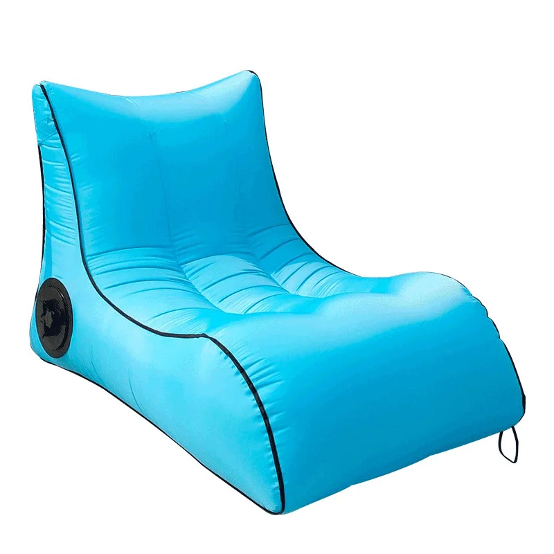 

Automatic Inflatable Sofa Bed Outdoor Lazy Sleeping Bag Portable Beach Home Nylon Air Sheet Mat Air Cushion with Electric Pump