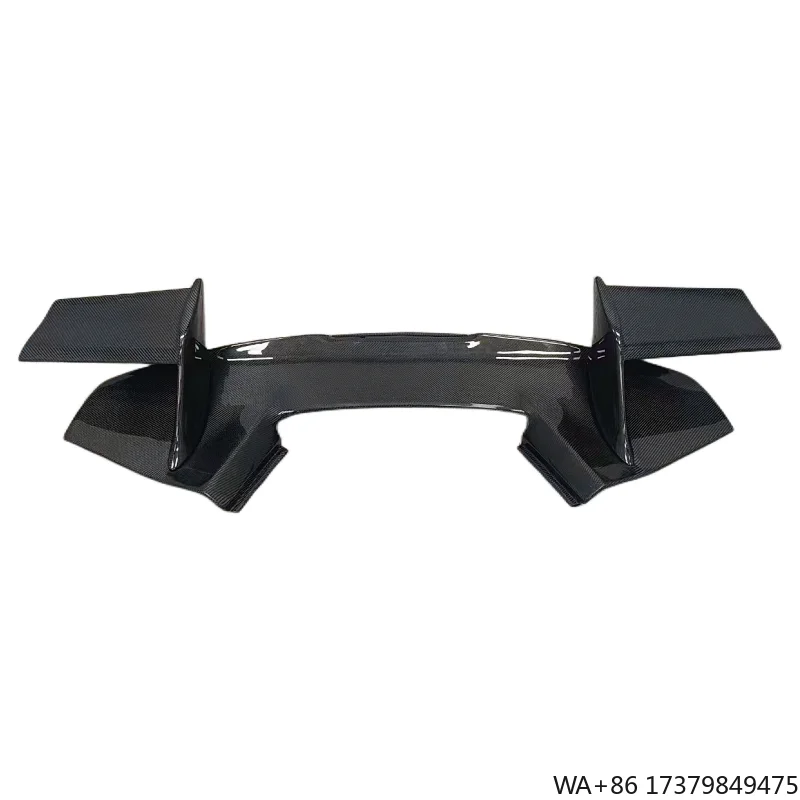 

Used for the 2015-2020 Ferrari 488 GTB Carbon Fiber M-style Rear Wing Rear Trunk Wing Carbon Fiber Rear Spoiler Body Kit