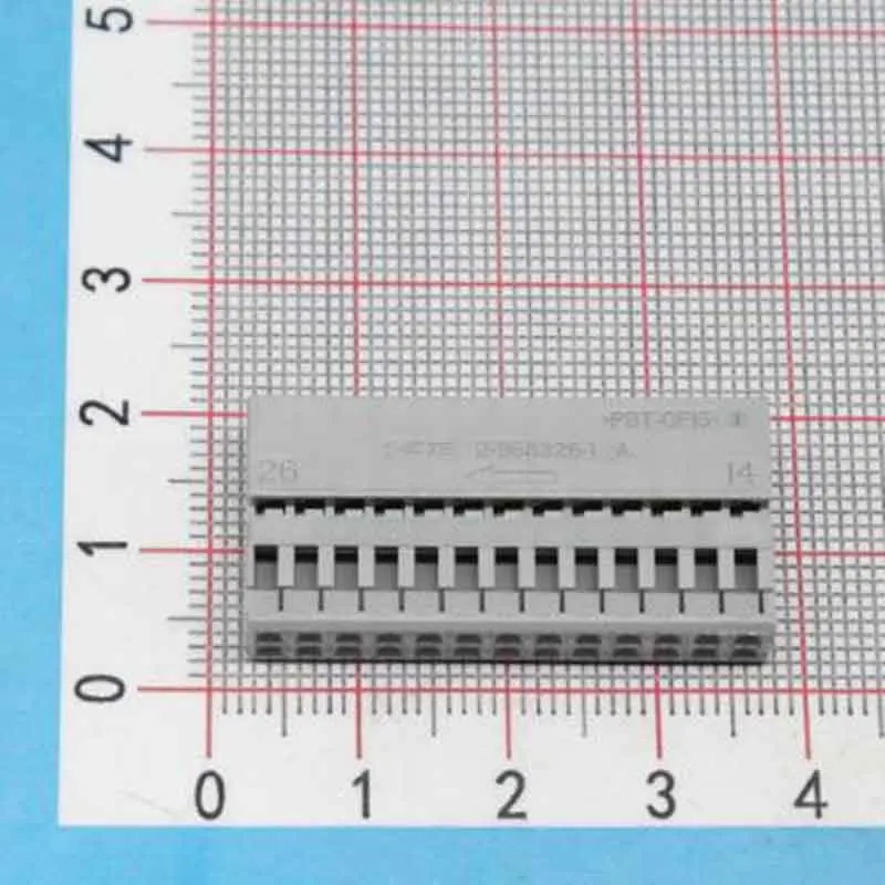 

10Pcs/Lot 2-968326-1 connector 26PIN rubber shell 2.54mm spacing