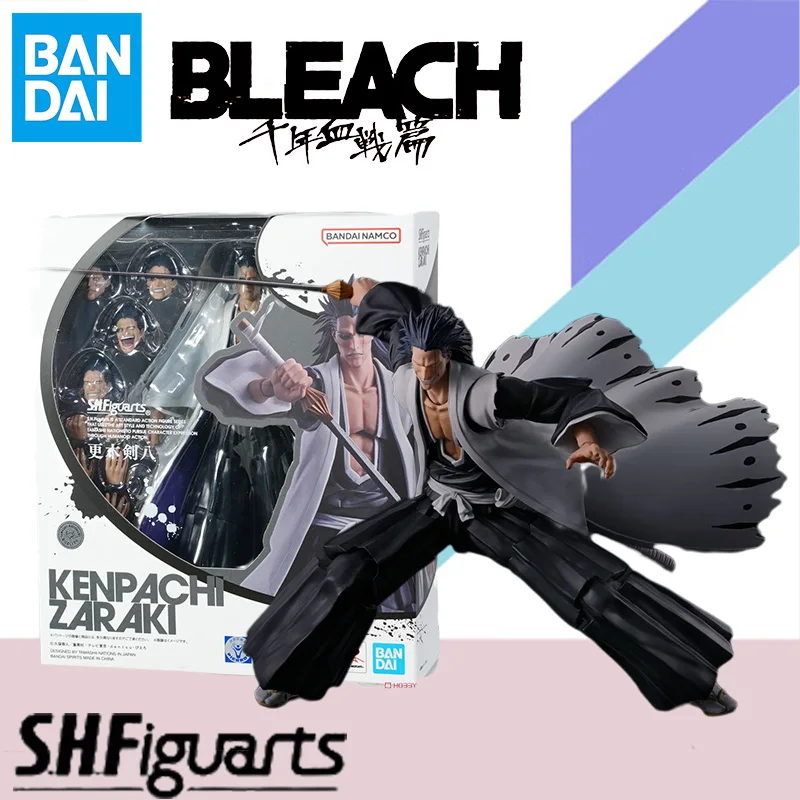 

Bandai S.H.Figuarts BLEACH:Thousand Year Blood War KENPACHI ZARAKI Anime Action Figure Finished Model Toy Gift For Children