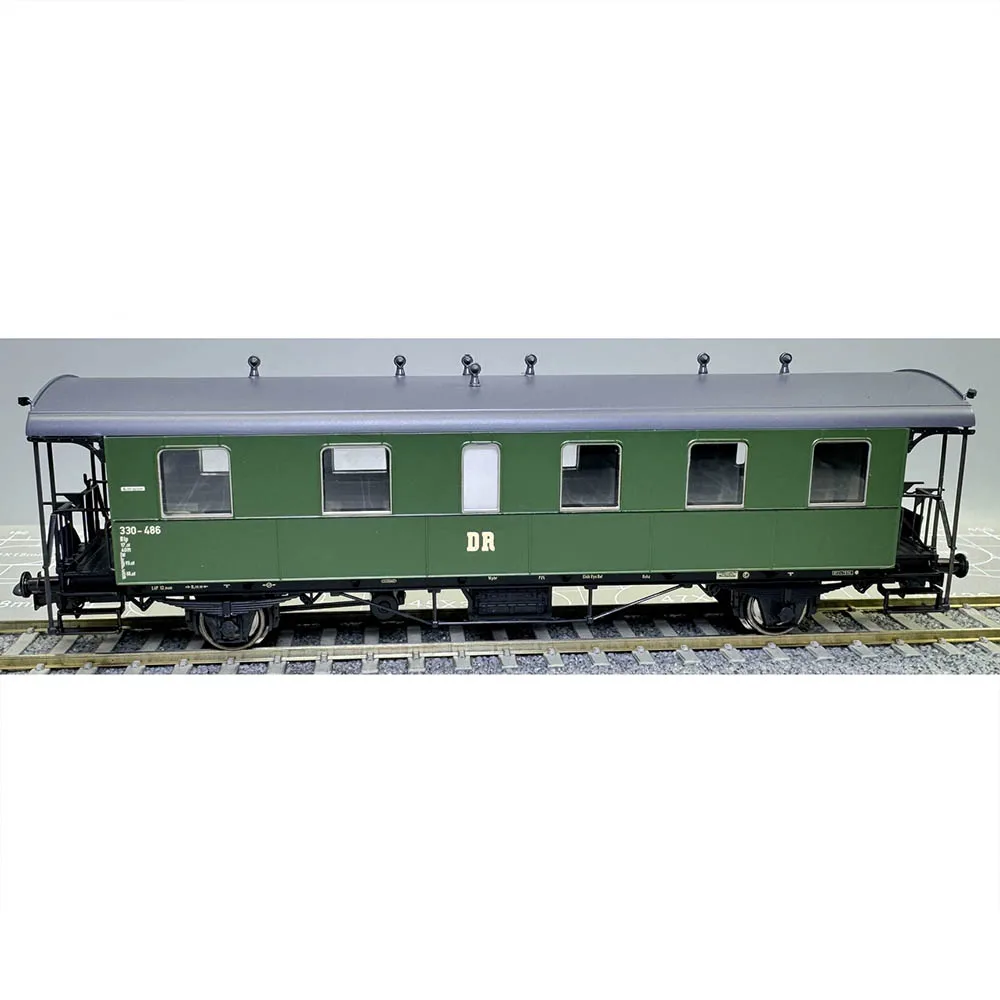 BACHMANN Train Model HO 1/87 L334016 L334017 DR 2-Axis Retro Green Passenger Car Train Model Toy